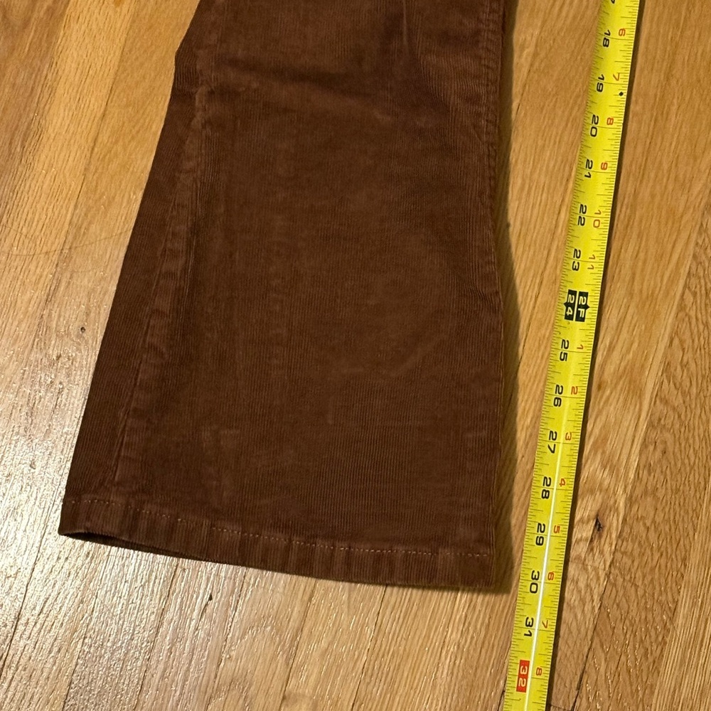 Gap Brown High Rise Corduroy '70s Flare Pants (Size 25) - Picture 10 of 11